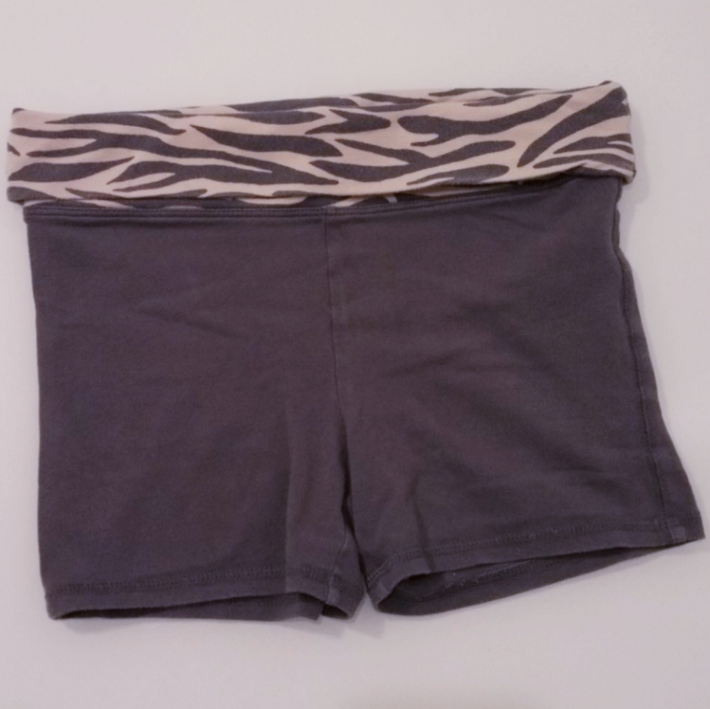 Girls Zebra Printed Shorts